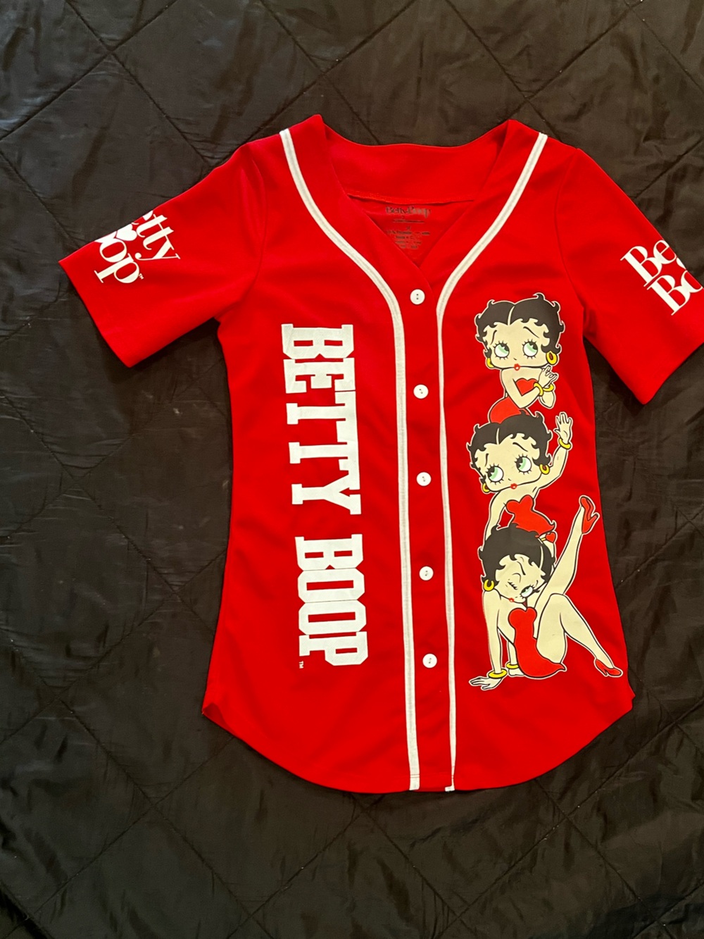 Betty Boop Bright Red Graphic Tee